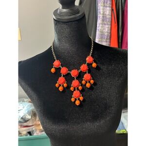 Tangerine Dream Statement Bib Necklace